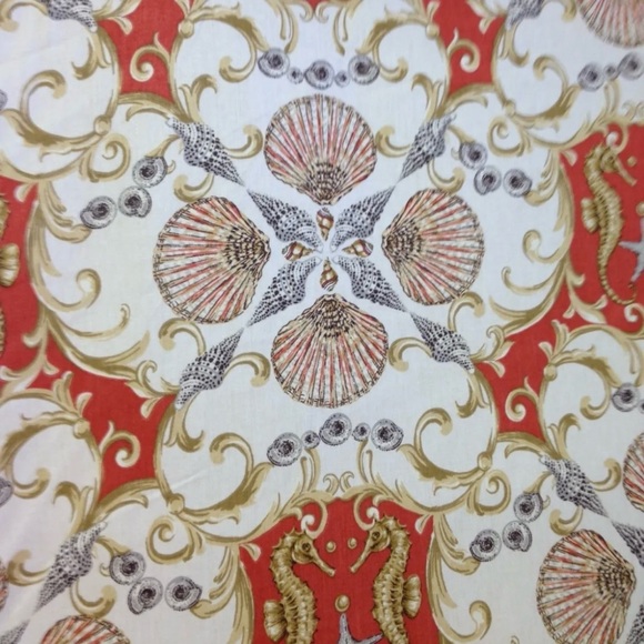 Waverly Fabric 2.5 yards Coastal Jewel of the Sea upholstery grandma core - Picture 2 of 4